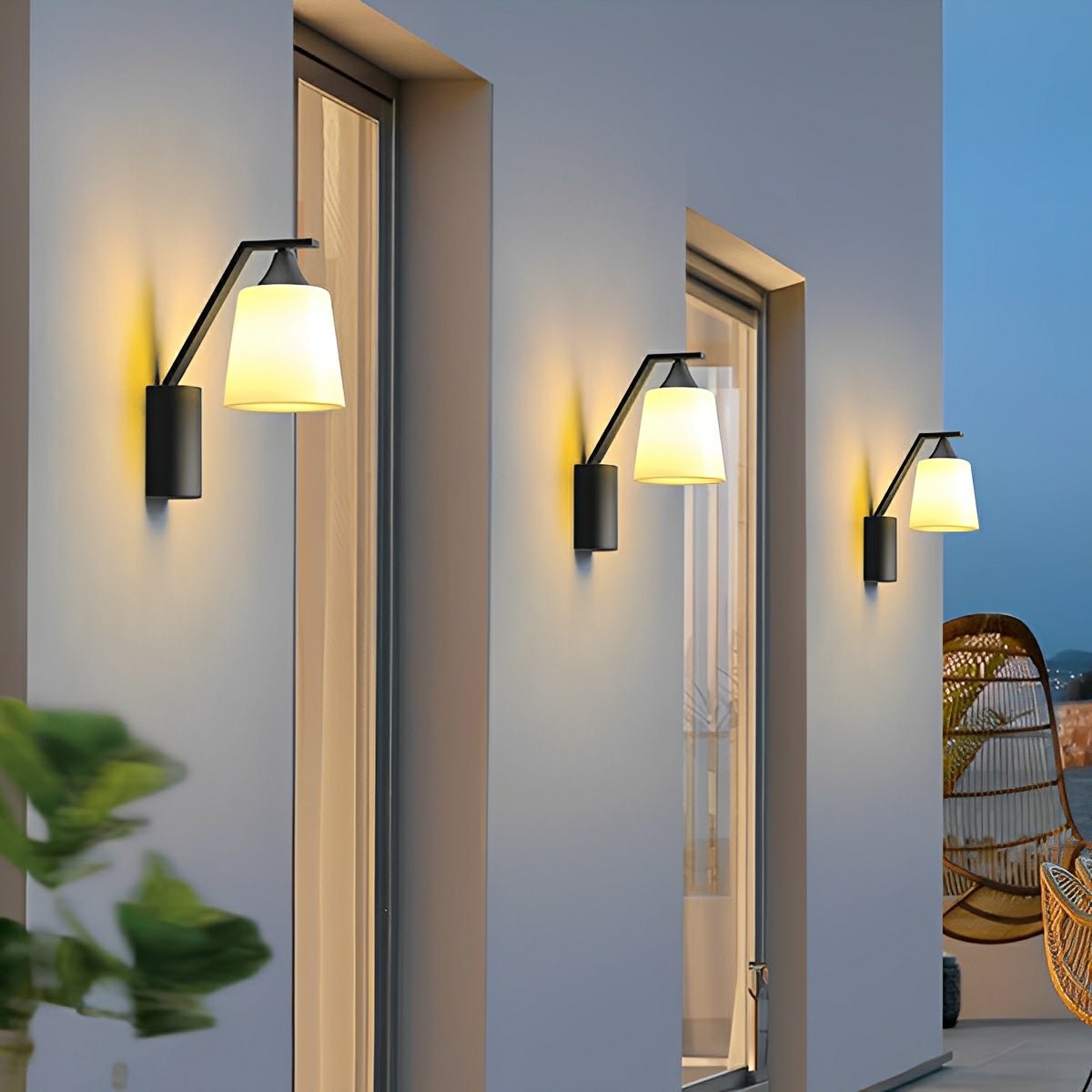 Modern Bell Waterproof Outdoor LED Porch Wall Lights