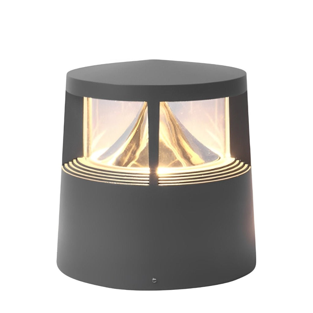 Modern Simple Outdoor Waterproof Pillar Lights Metal Aluminum  Post Lights