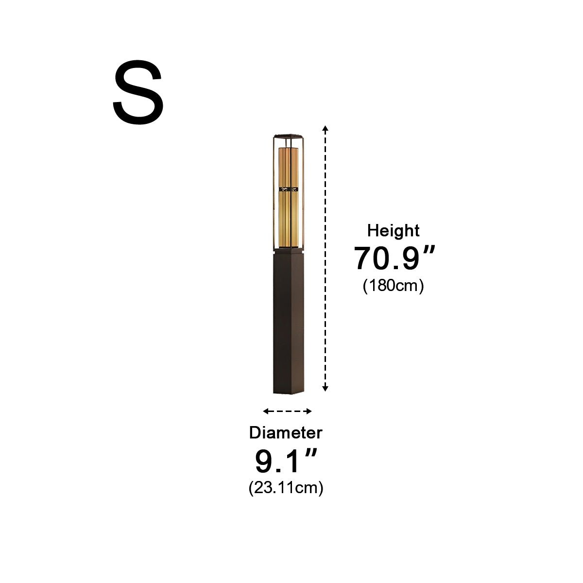 Outdoor Waterproof Retro Lawn Light for Outdoor Landscape Decorative Lighting