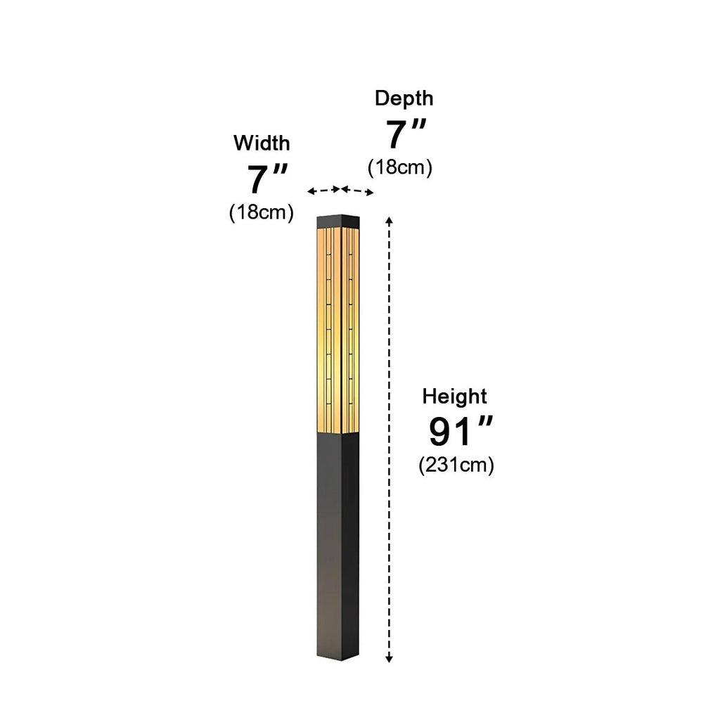 Retro Waterproof Outdoor Pole Lights Lamp Post Lights Street Light