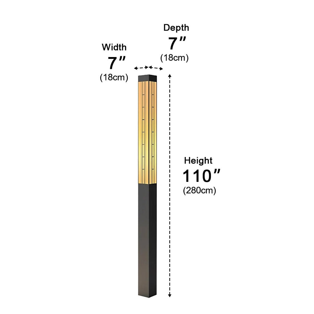 Retro Waterproof Outdoor Pole Lights Lamp Post Lights Street Light