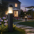 Waterproof Fence Patio Courtyard Park Yard  Aluminum Pillar Post Column Lamp