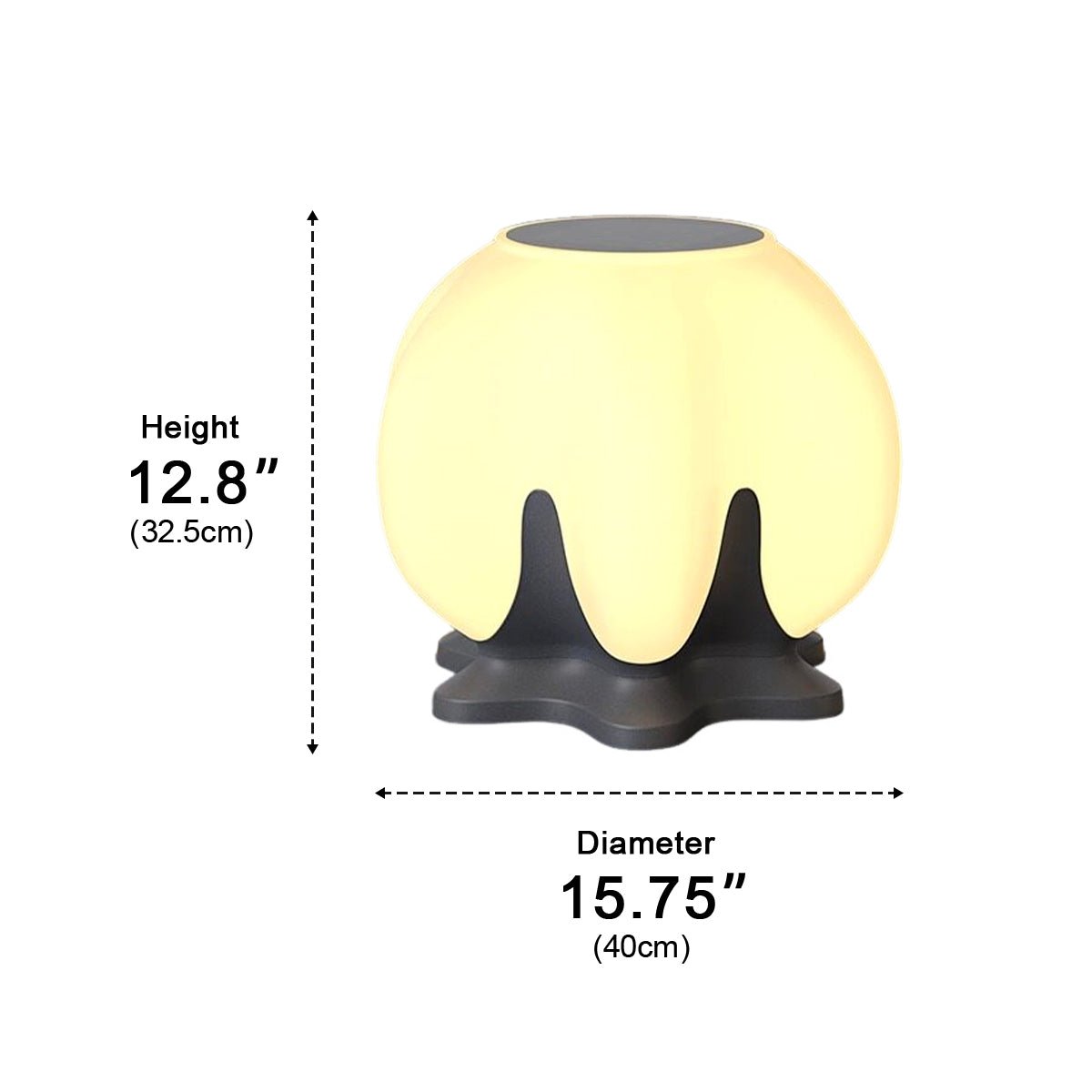 Waterproof Globe LED Outdoor Post Lights