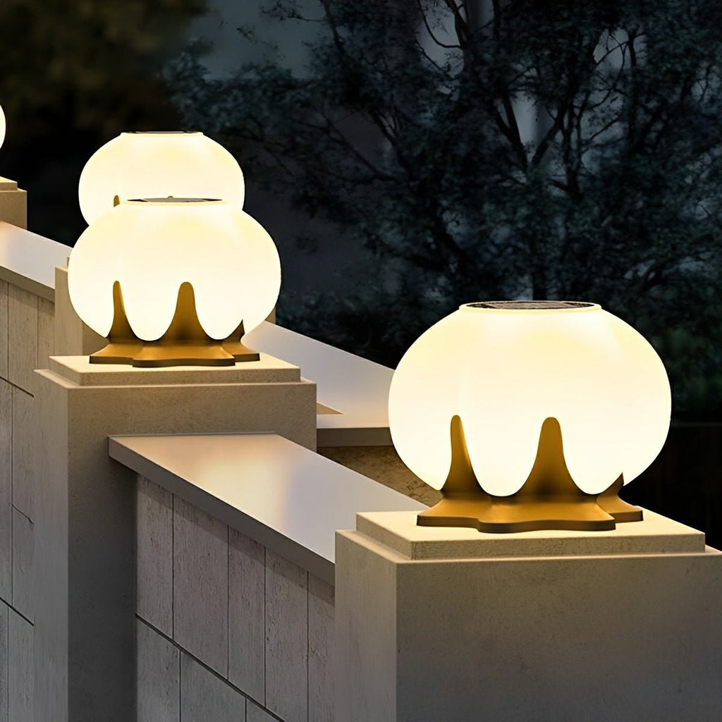 Waterproof Globe LED Outdoor Post Lights