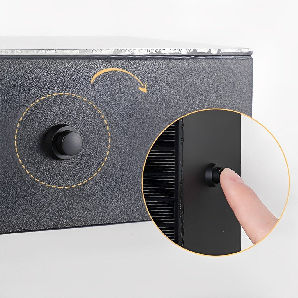 Waterproof Modern Black Up&Down LED Outdoor Wall Washer Spot Lights