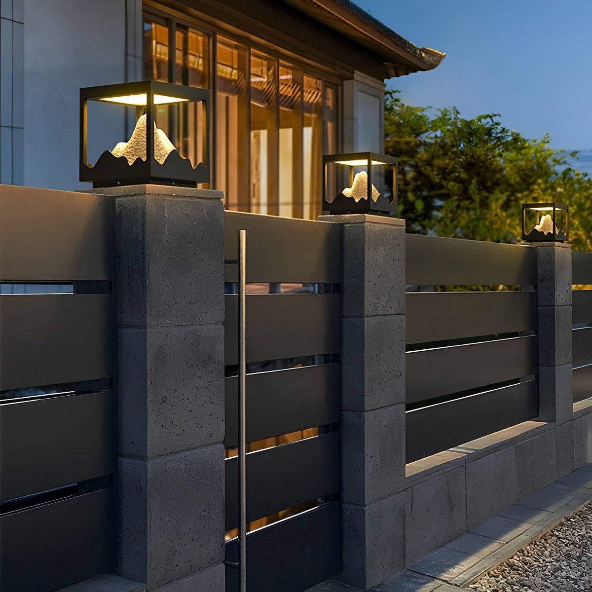 Waterproof Mountain Outdoor Post Cap Light Landscape Lighting