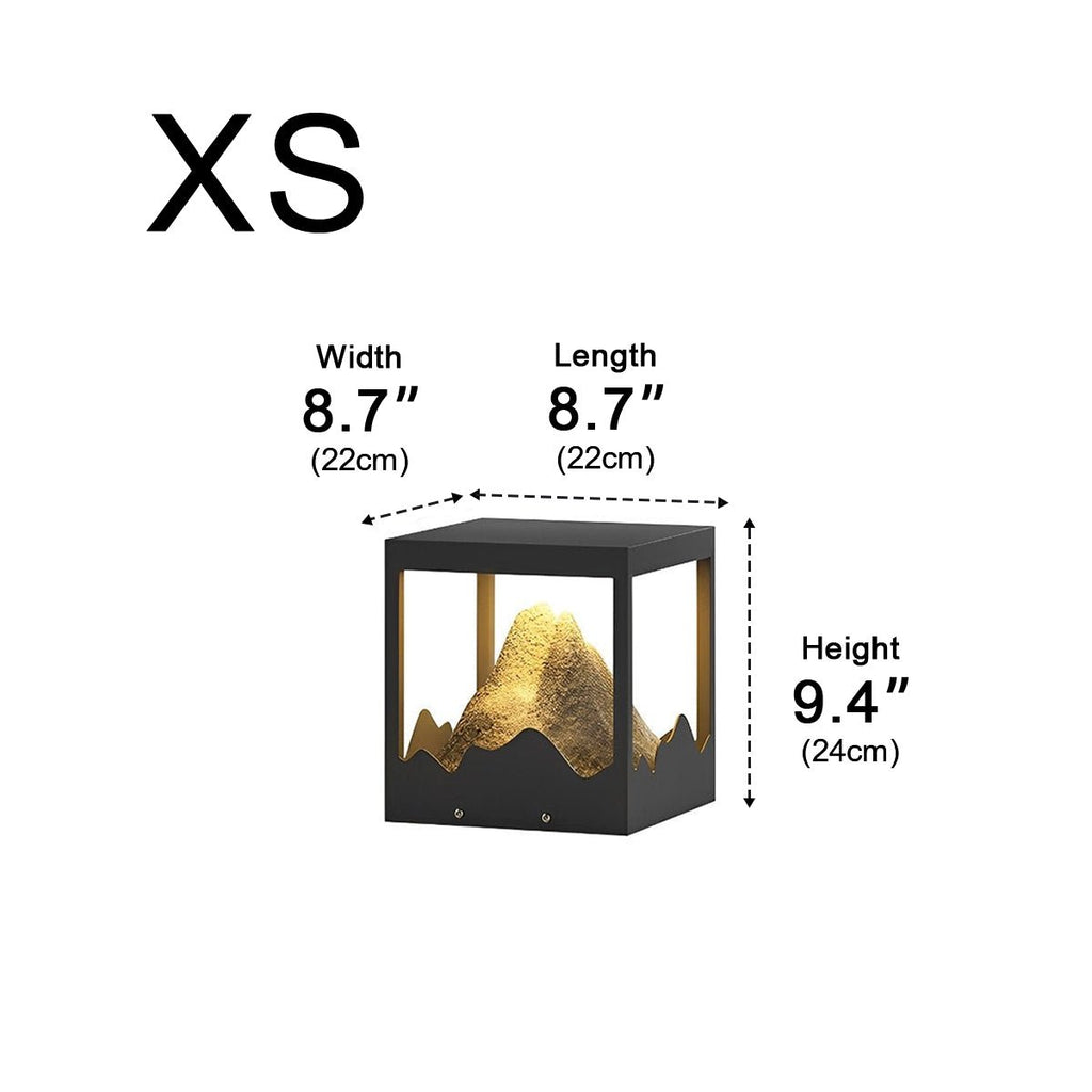 Waterproof Mountain Outdoor Post Cap Light Landscape Lighting