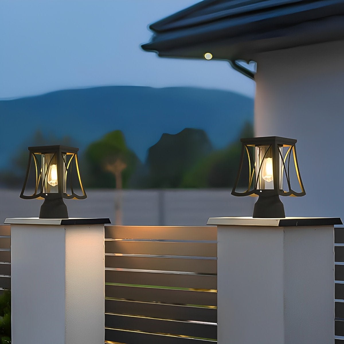 Waterproof Powerd LED Outdoor Post Lights